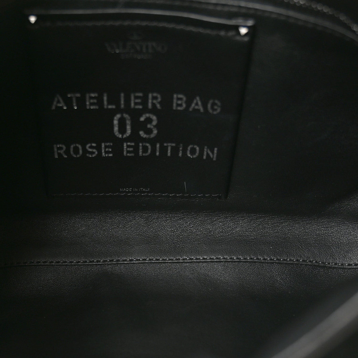 Nappa Atelier 03 Rose Edition Small Hobo Black