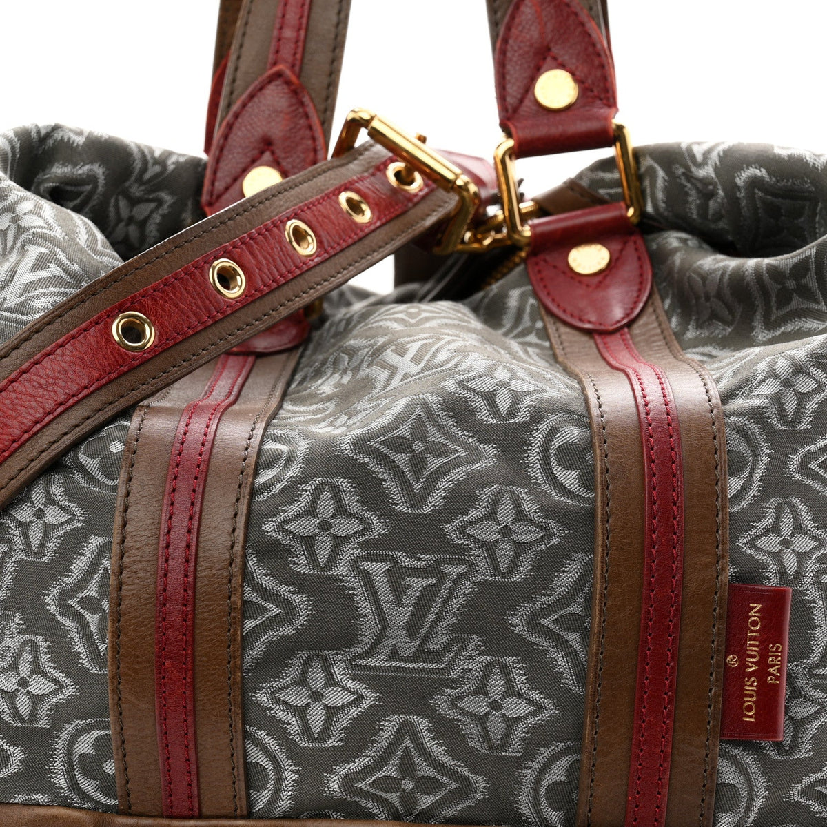 Jacquard Monogram Fabric Aviator Kaki