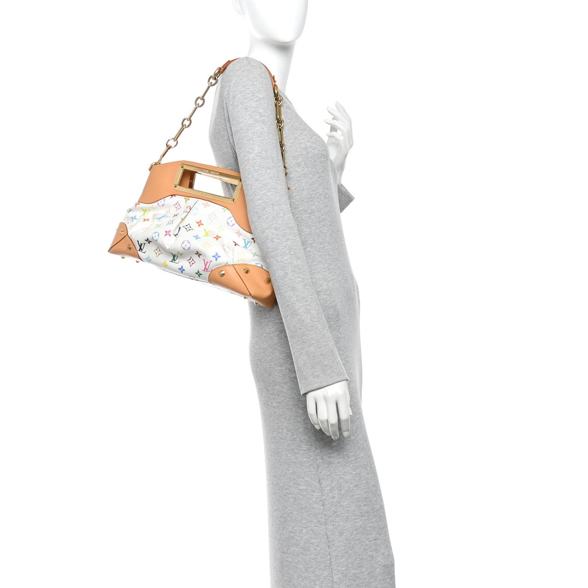 Monogram Multicolor Judy MM  White