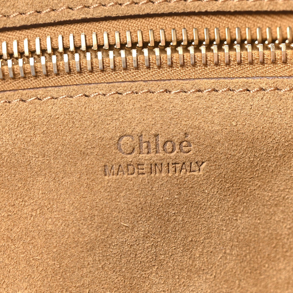 Suede Calfskin Small Marcie Hobo Bag Gold Khaki