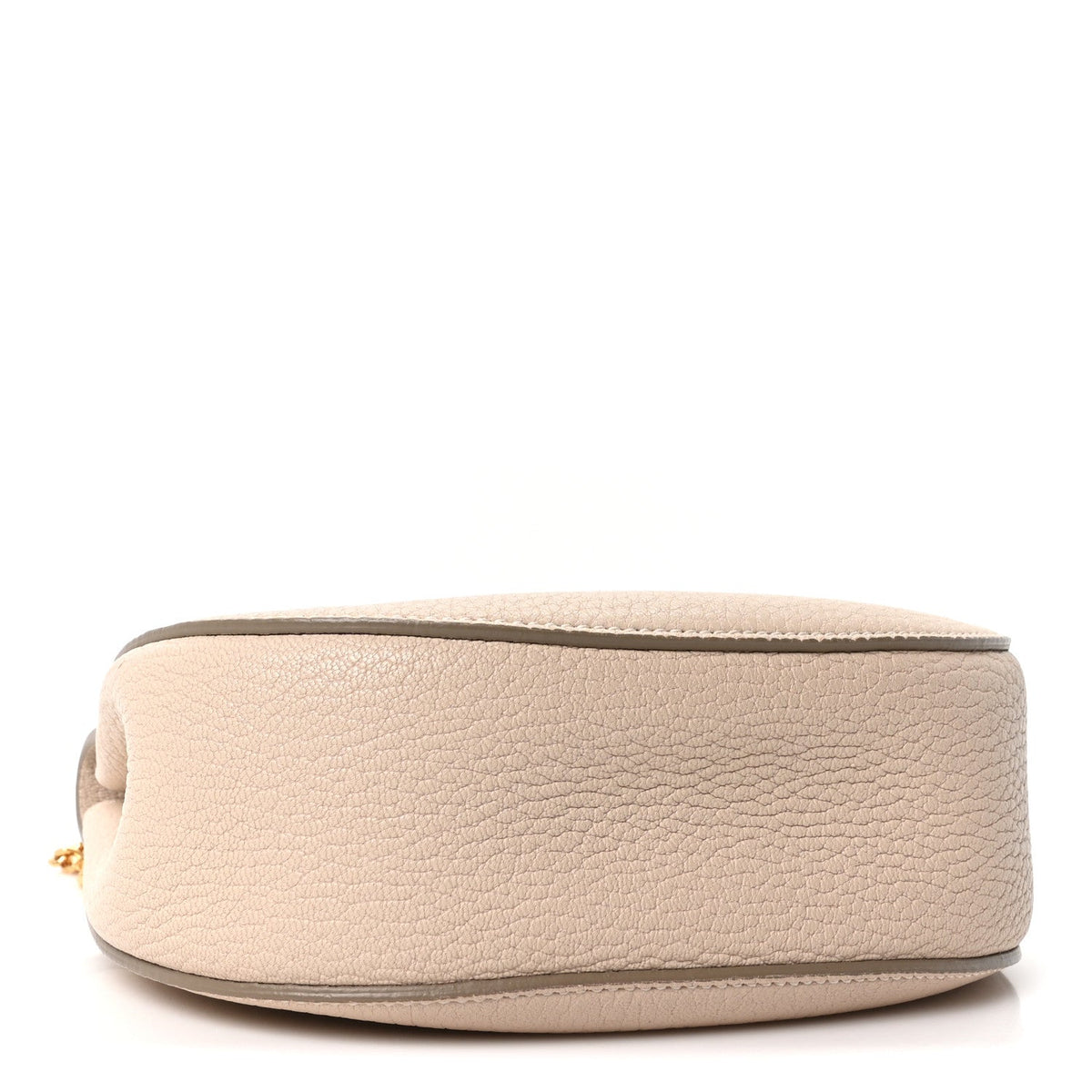 Grained Lambskin Drew Shoulder Bag Abstract White