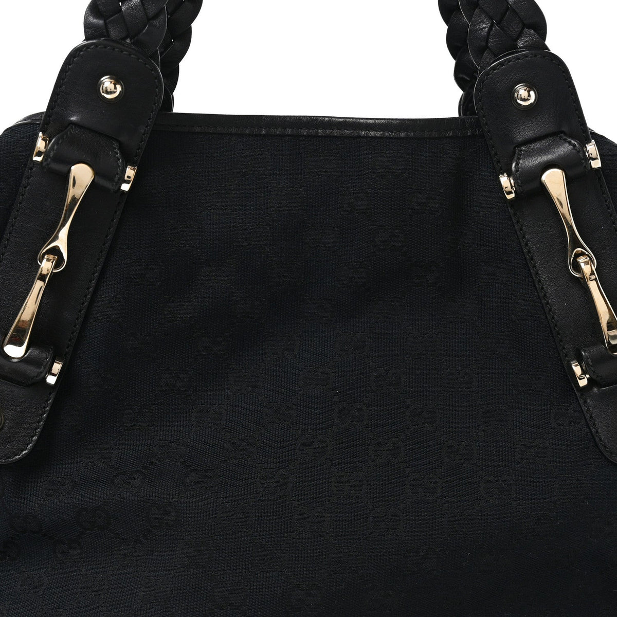 Guccissima Medium Pelham Shoulder Bag Black