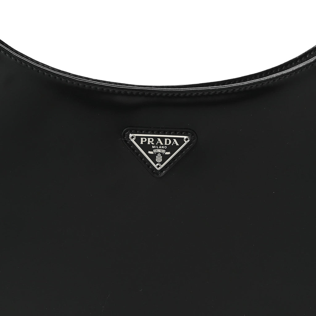 Spazzolato Cleo Shoulder Bag Black