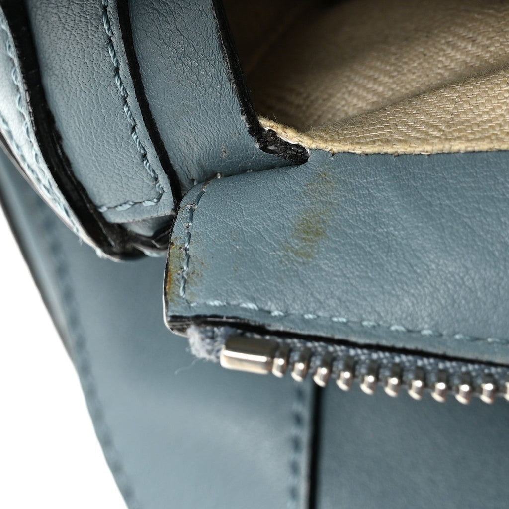 Calfskin Small Puzzle Bag Stone Blue