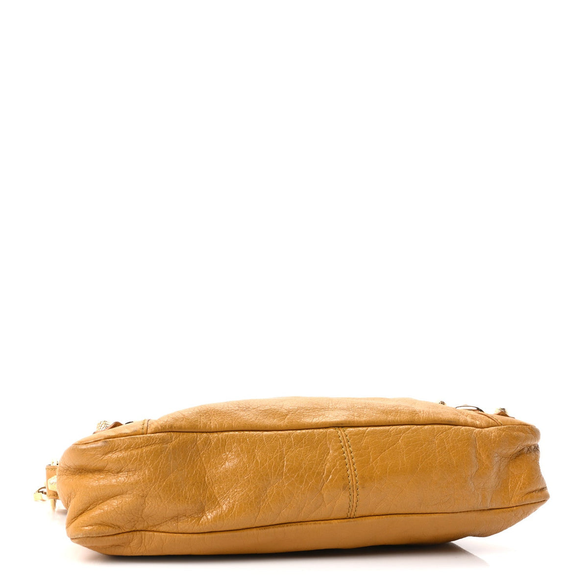 Agneau Giant 12 Gold Hardware First Jaune Moutarde