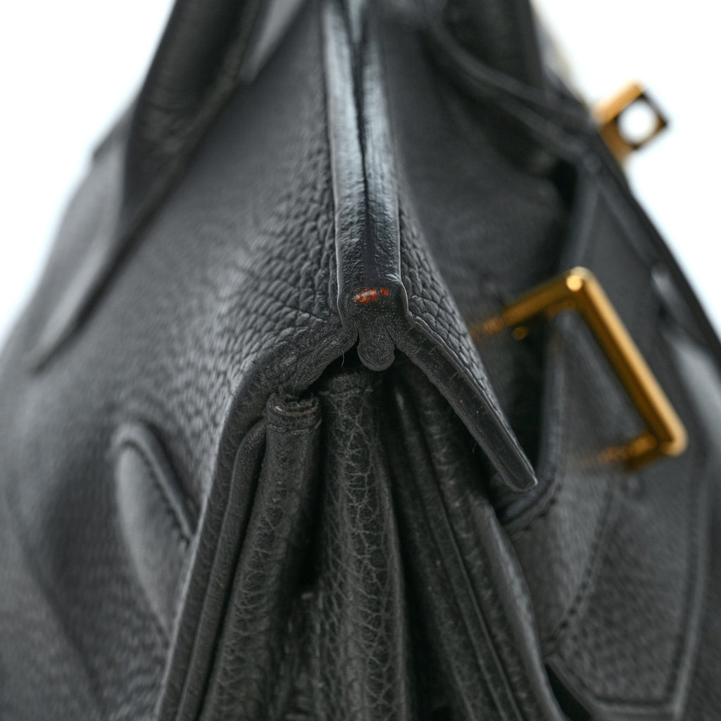 Taurillon Clemence JPG Birkin 42 Black