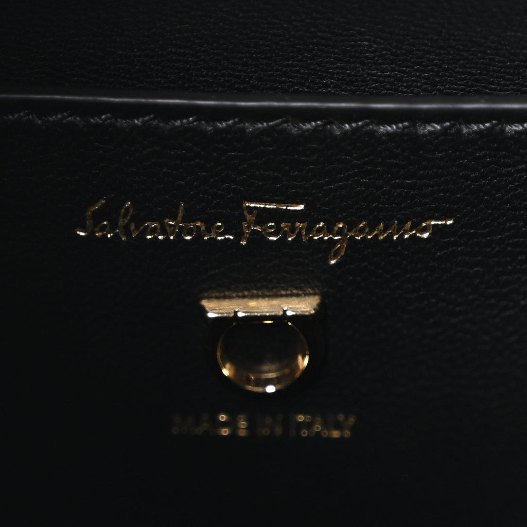 Calfskin Cage Bag Black