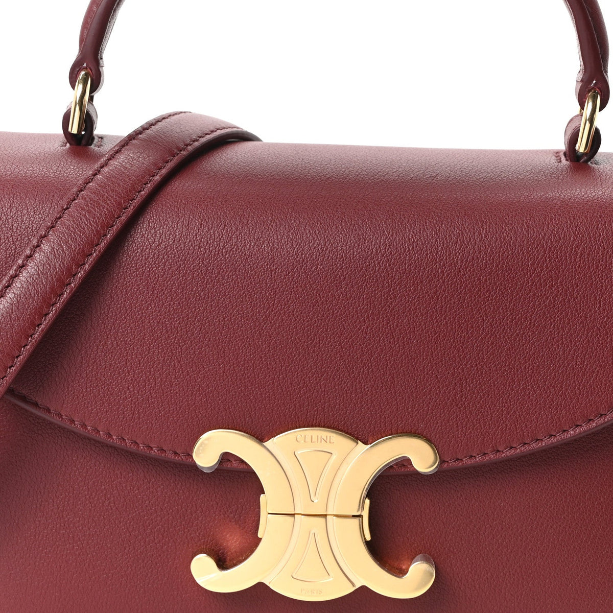 Supple Grained Calfskin Teen Nino Light Burgundy