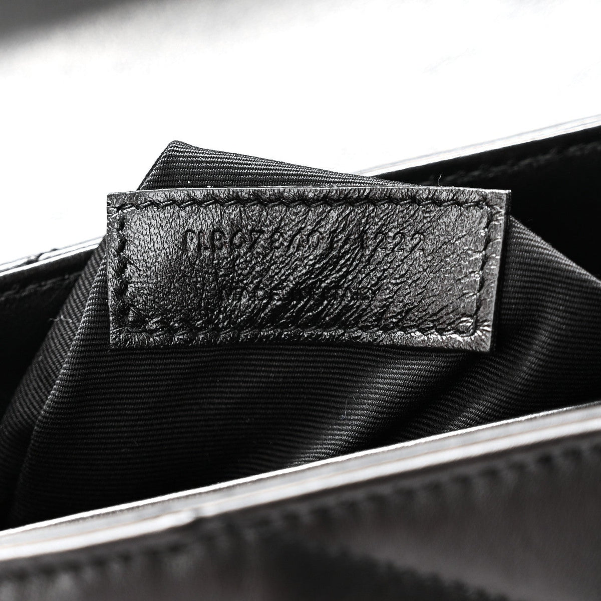 Calfskin Y Quilted Monogram Toy Loulou Crossbody Bag Black