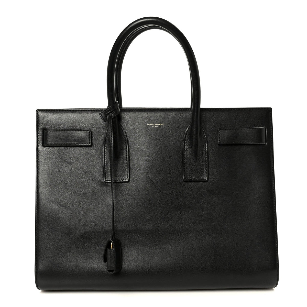 Calfskin Large Sac De Jour Carryall Black