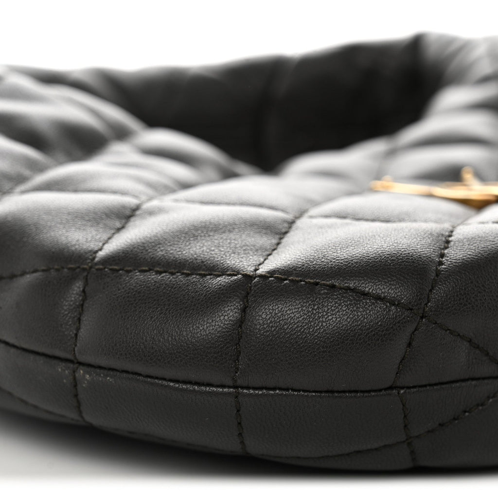Lambskin Quilted Icarino Bag Urban Grey