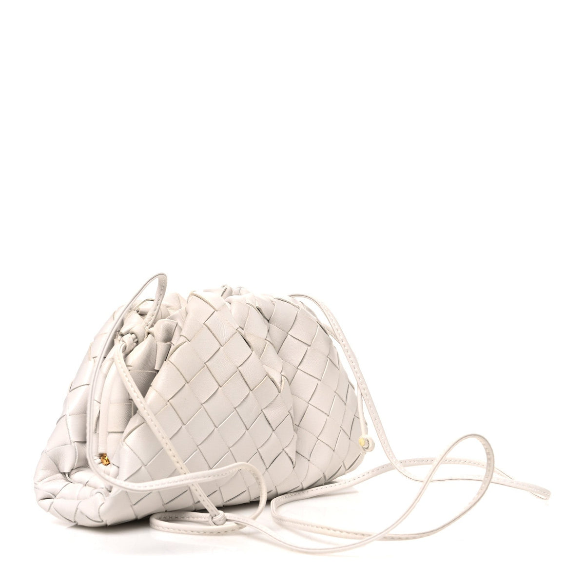 Nappa Intrecciato The Mini Pouch Chalk
