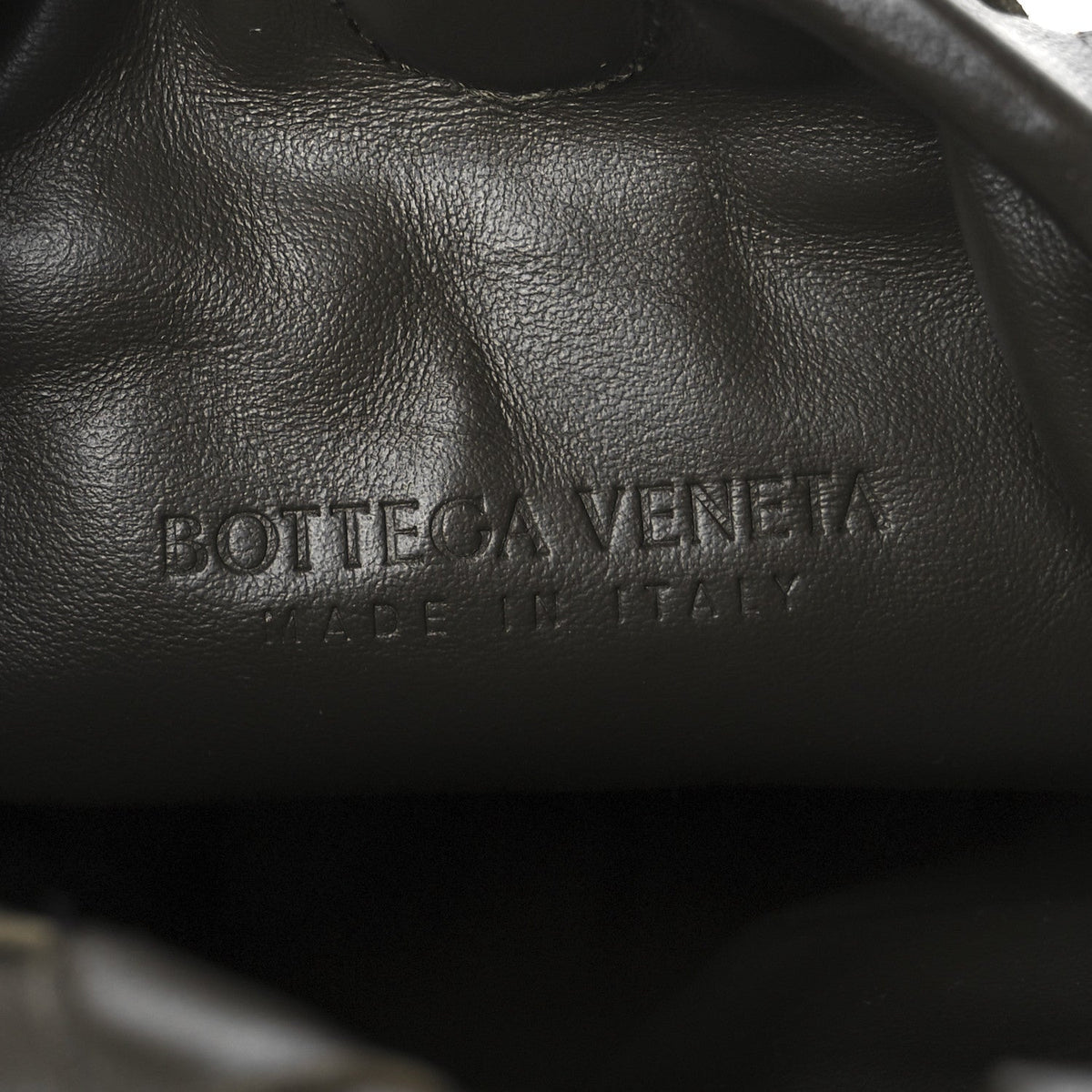 Calfskin Intrecciato Mini Hop Kaki