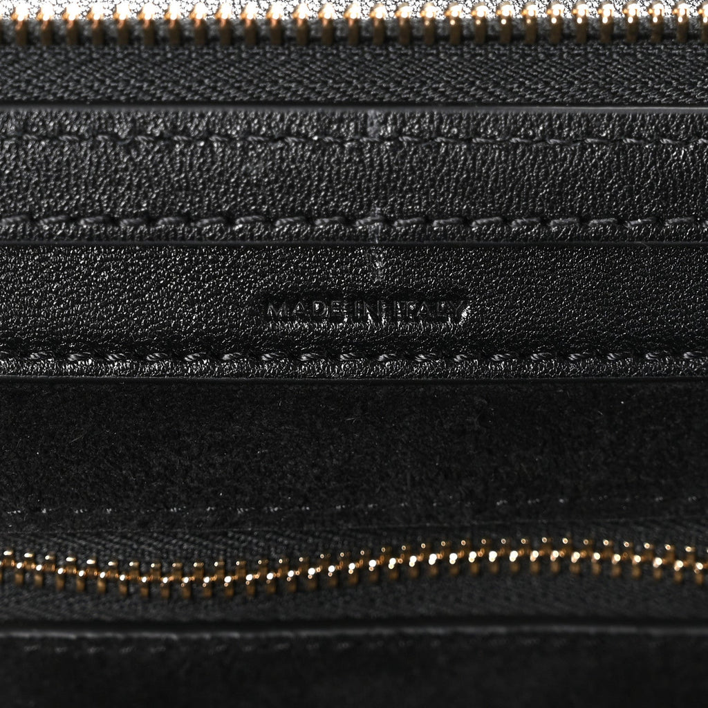 Supple Shiny Lambskin Little New Luggage Black