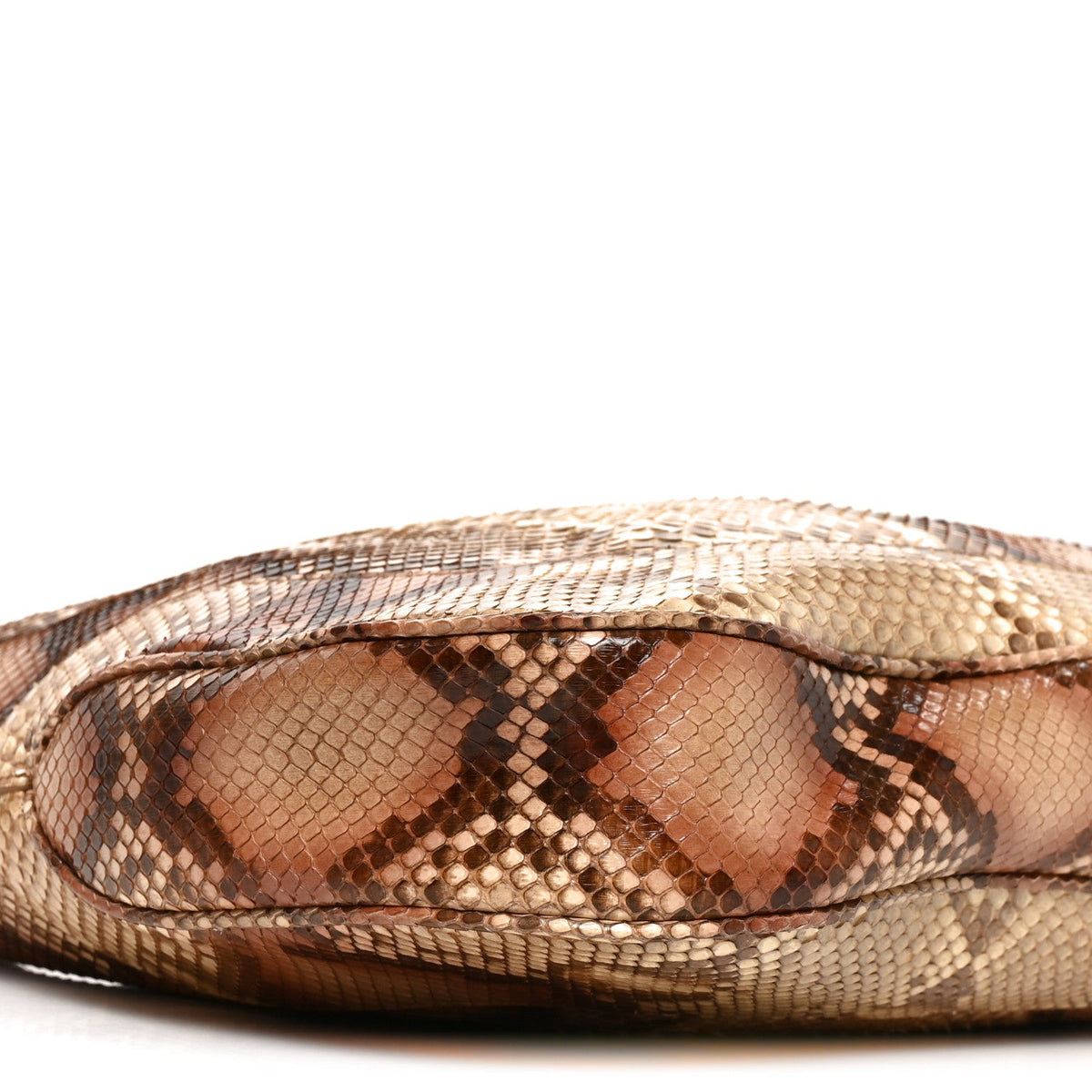 Snakeskin Large Jackie 1961 Shoulder Bag Light Brown
