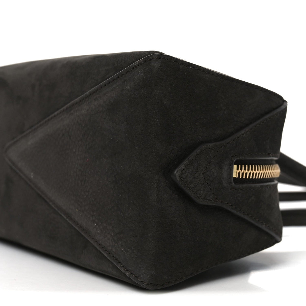 Nubuck Medium Le Teckel Bag Black Anthracite