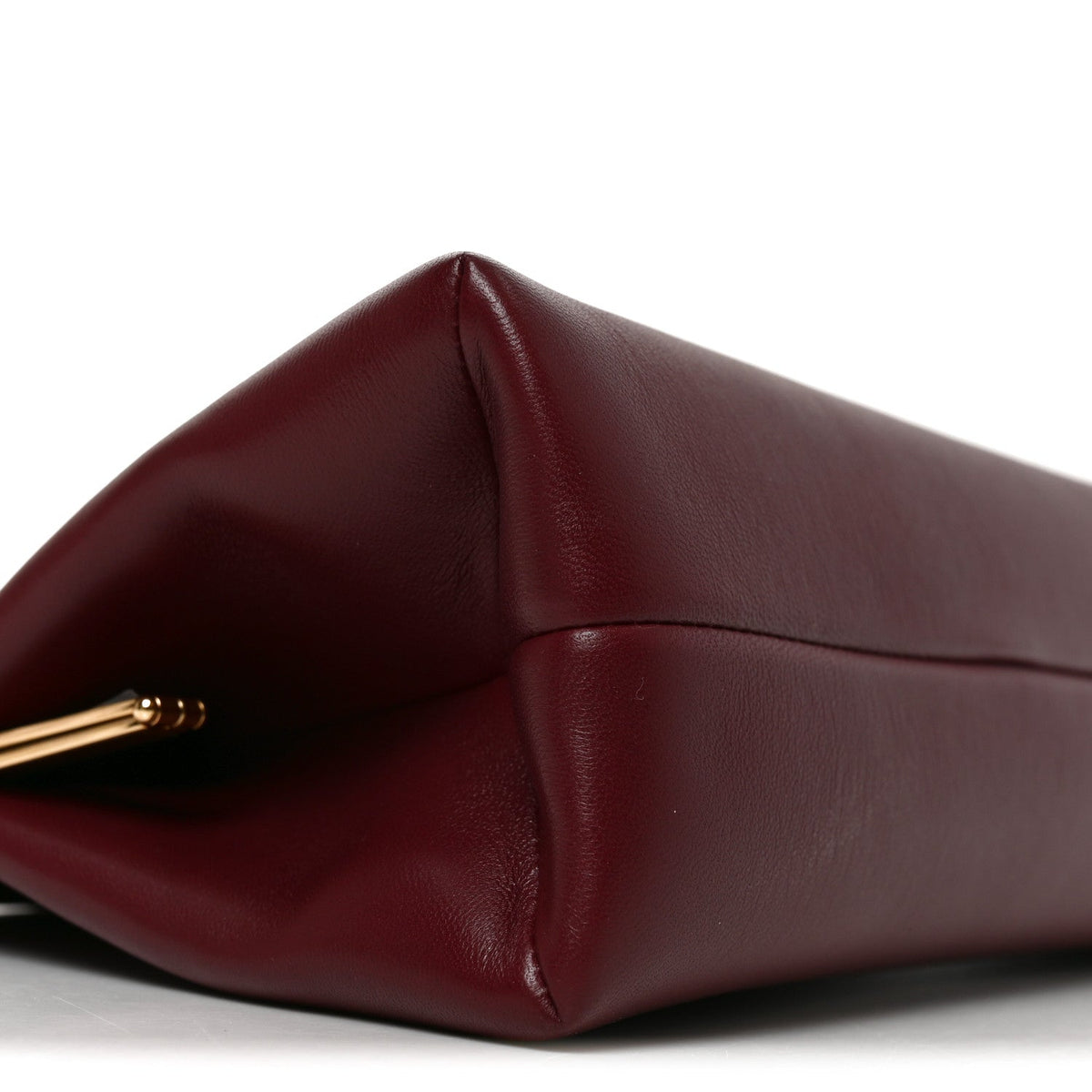 Lambskin Large Clutch Burgundy