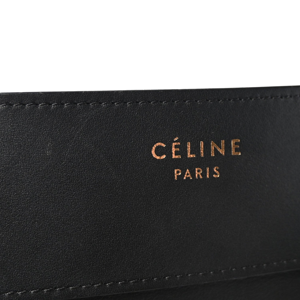 Smooth Calfskin Mini Luggage Black