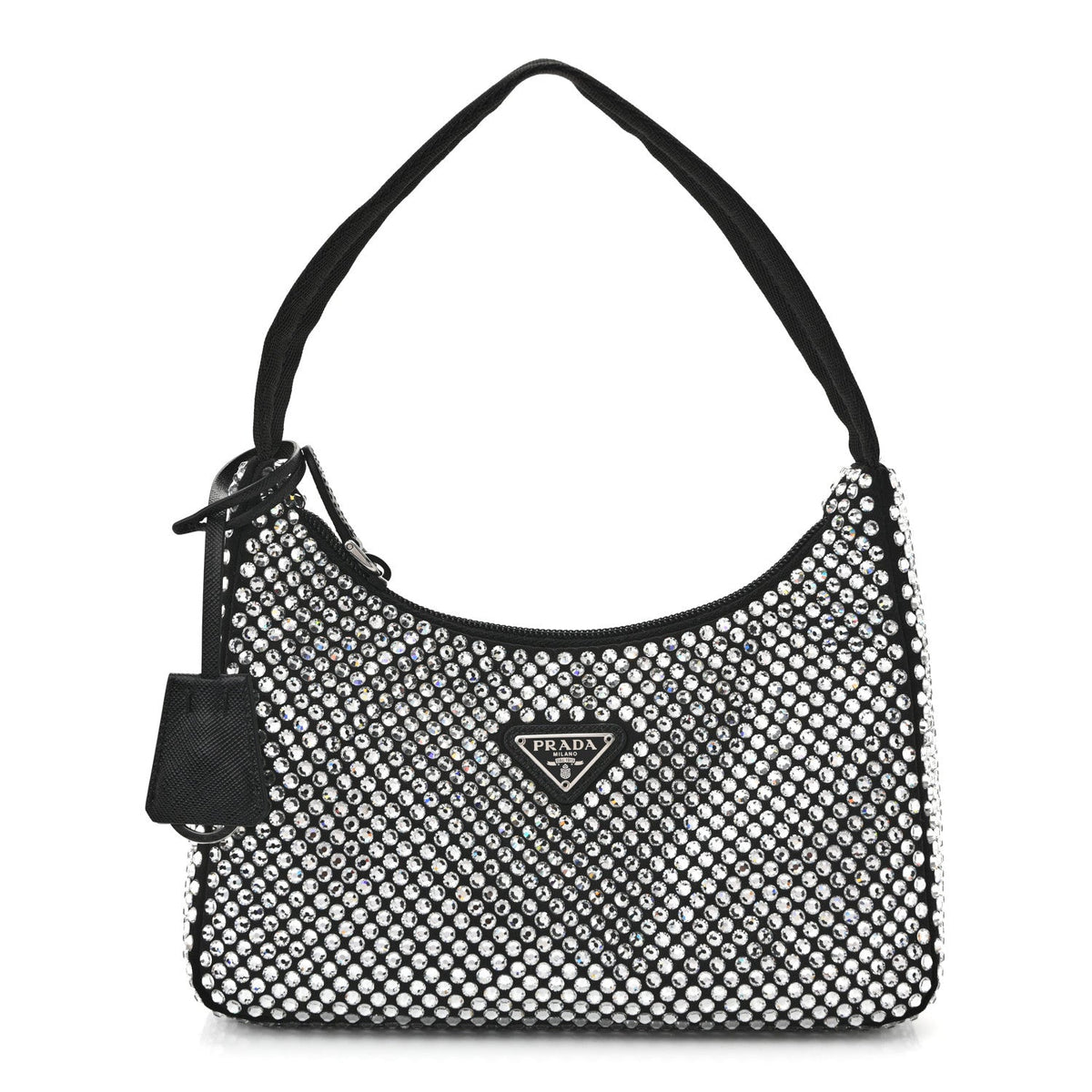 Satin Crystal Mini Re-Edition 2000 Bag Cristal