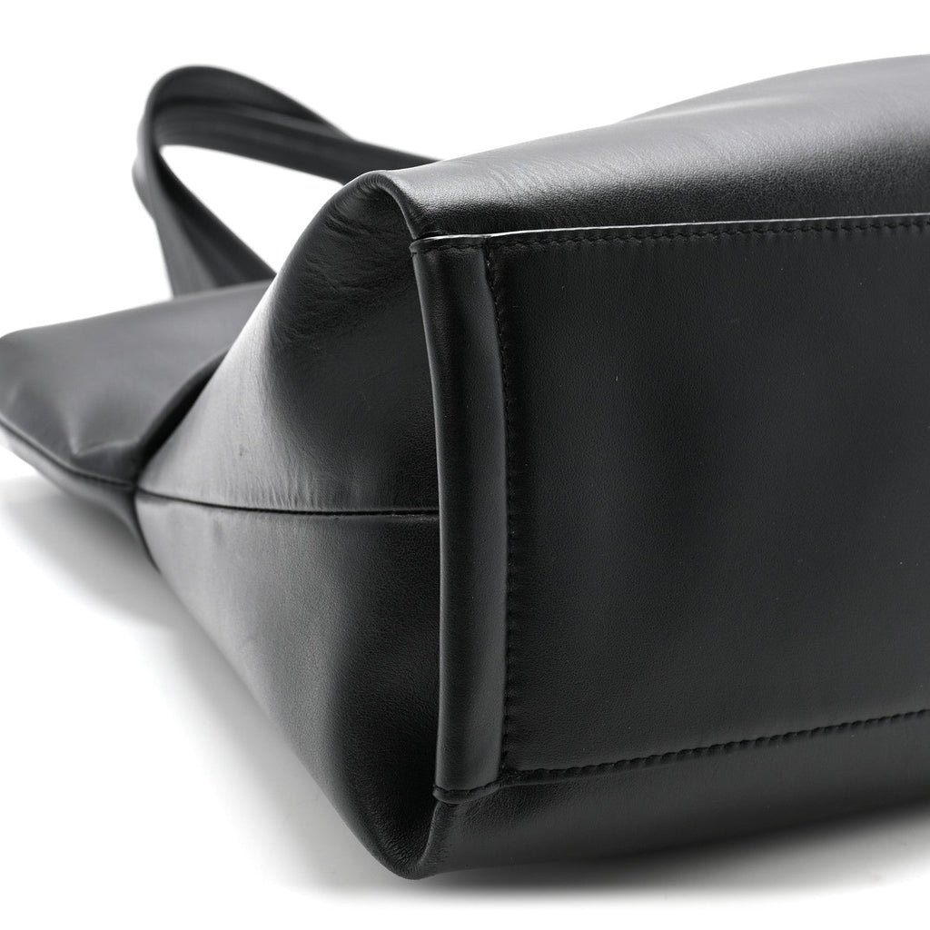 Calfskin Judy East West Tote Black
