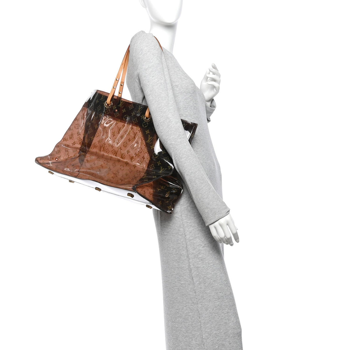 Vinyl Monogram Ambre Sac Cabas GM