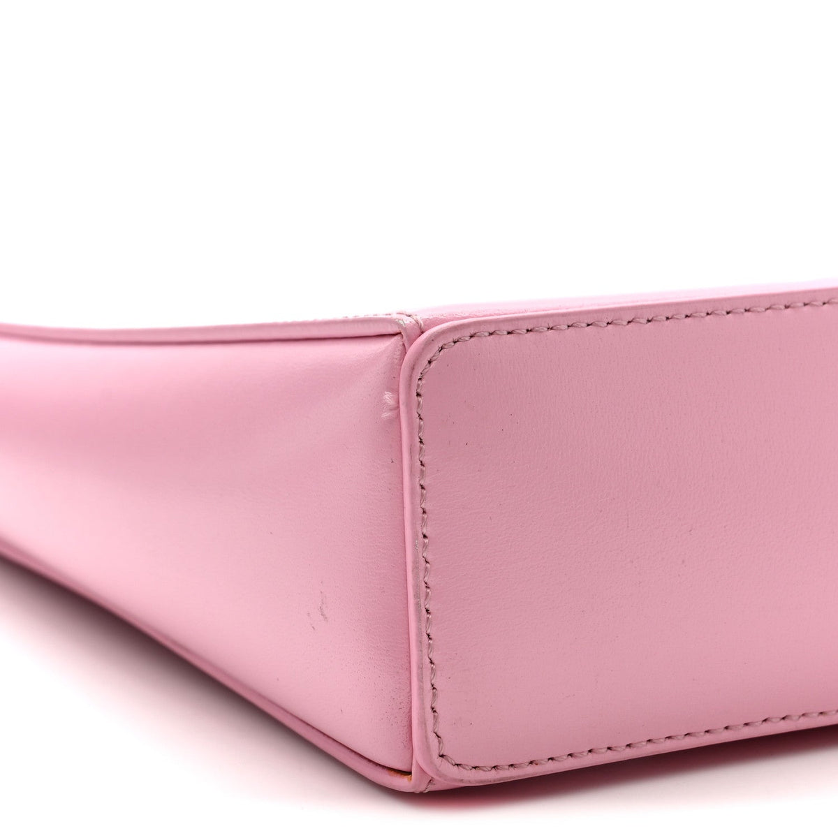 Box Calfskin Small Cut Out Shoulder Bag Pink