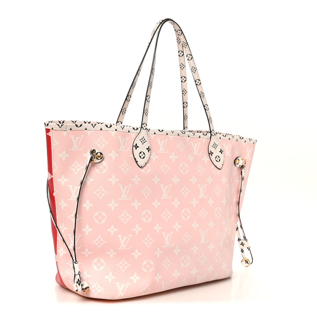 Monogram Giant Neverfull MM Rouge