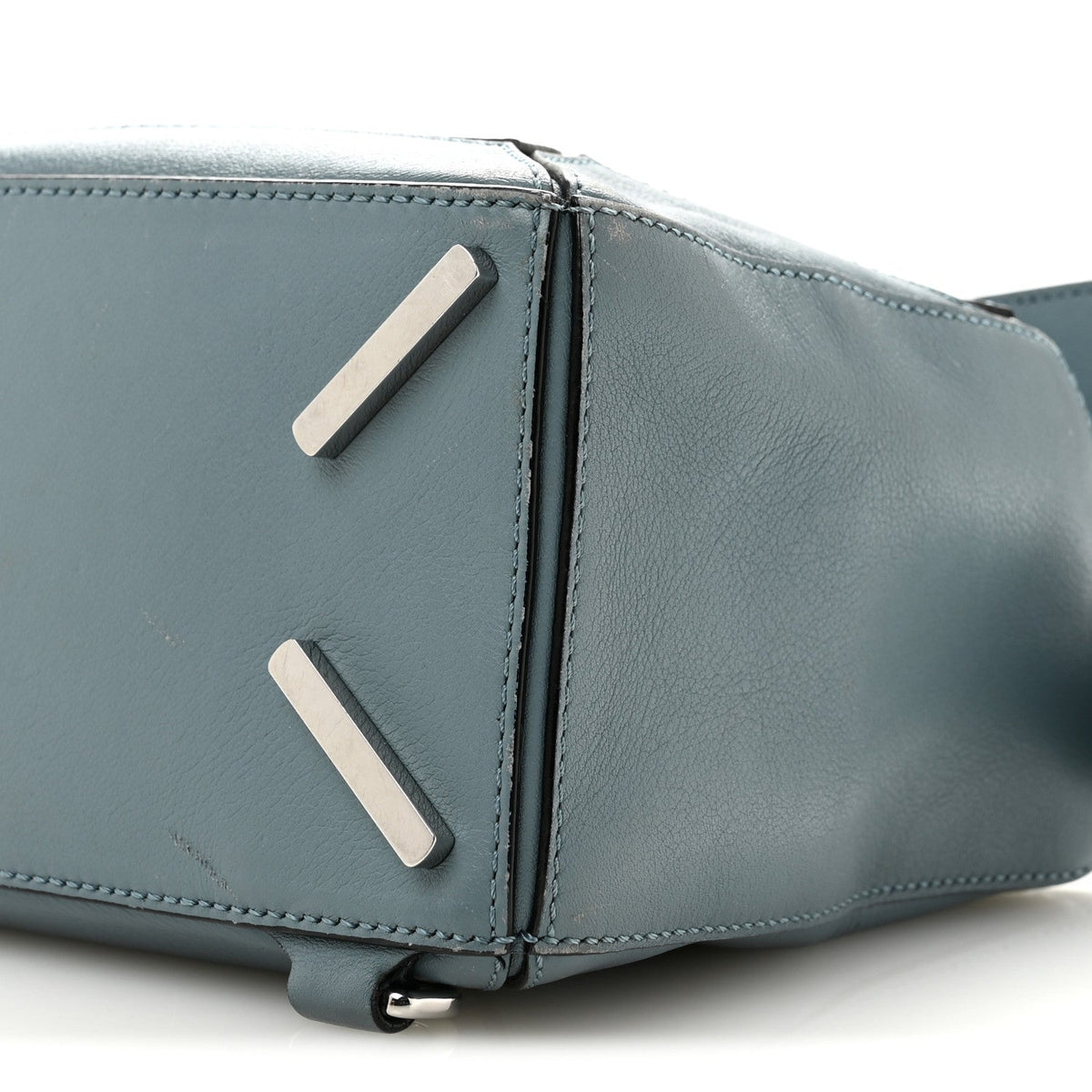 Calfskin Small Puzzle Bag Stone Blue