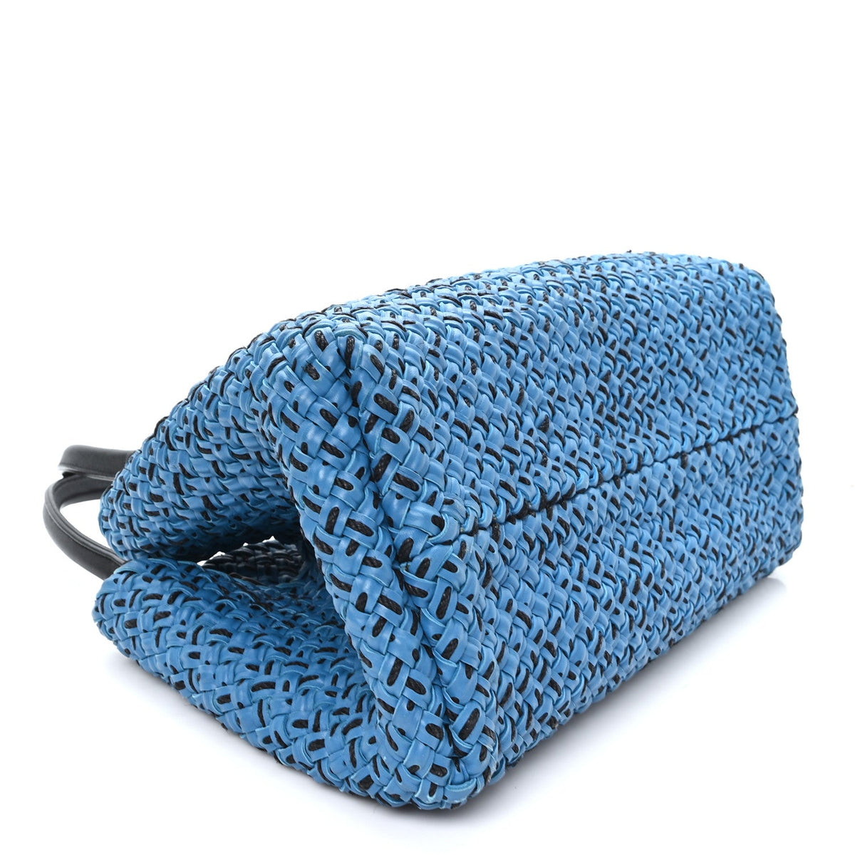 Nappa Intrecciato Large Cabat Blue Black