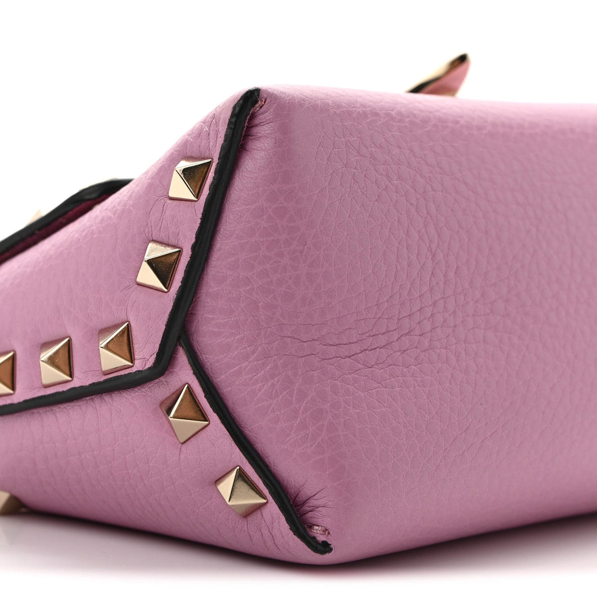 Pebbled Calfskin Mini Rockstud Crossbody Bag Giacinto