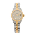 Stainless Steel 18K Yellow Gold Diamond 26mm Oyster Perpetual Datejust Watch Silver 69173