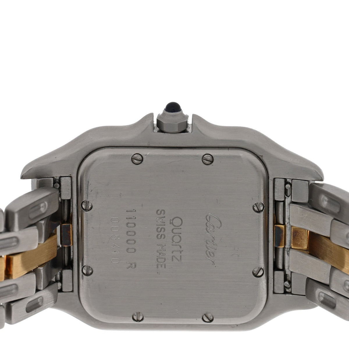 Stainless Steel 18K Yellow Gold 27mm Panthere Quartz Watch