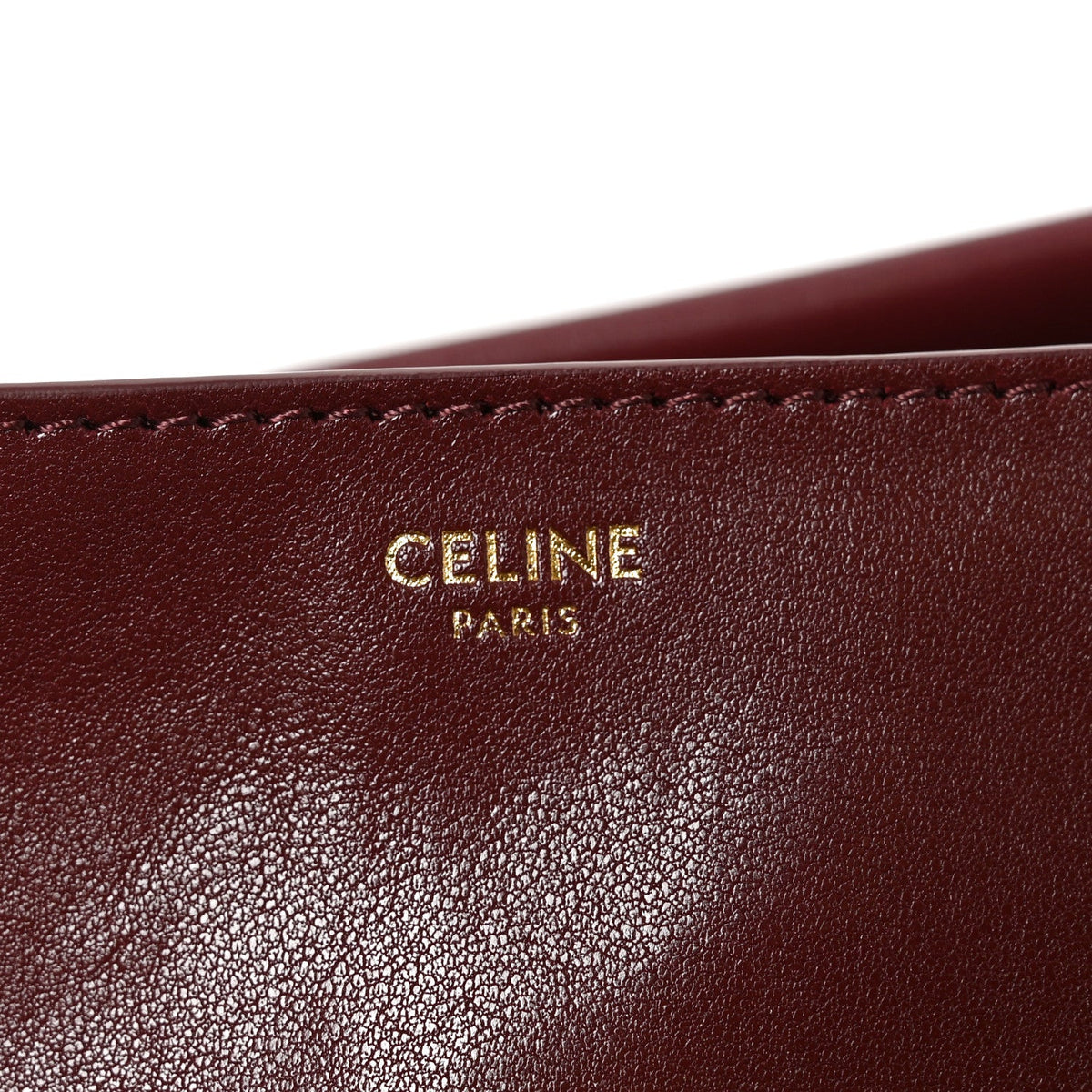 Shiny Lambskin Soft Triomphe Half Moon Bag Syrah