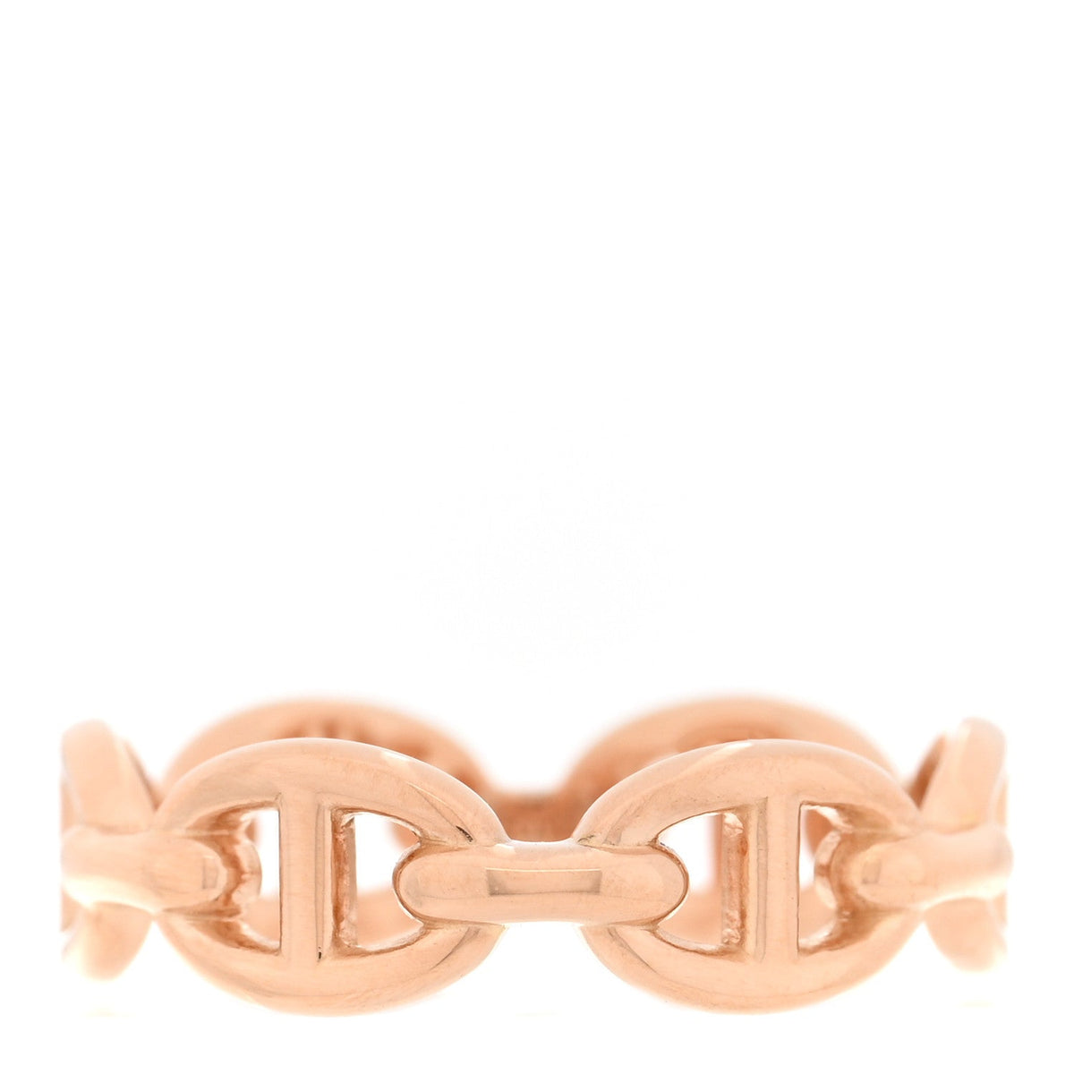 18K Rose Gold PM Chaine d'Ancre Enchainee Ring 54 7