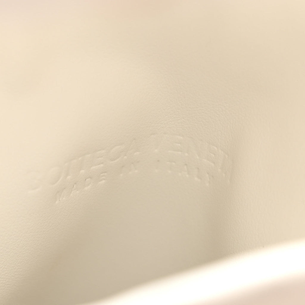 Calfskin Intrecciato Mini Hop White