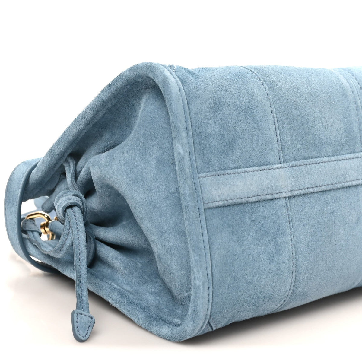 Scamosciato Triangle Small Bonnie Shoulder Bag Astrale