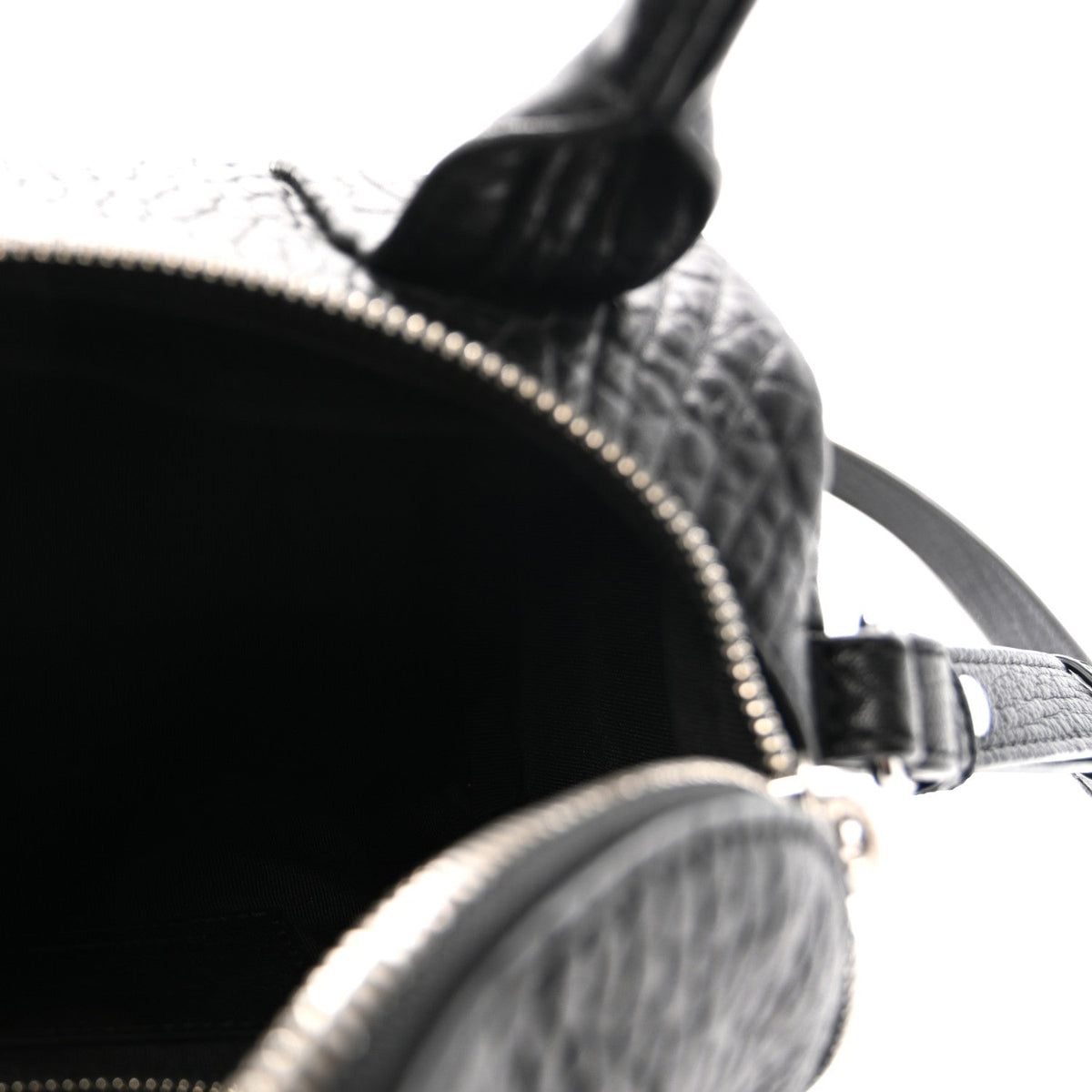 Pebbled Lambskin Mini Rockie Black Rhodium Hardware Black Rhodium Hardware