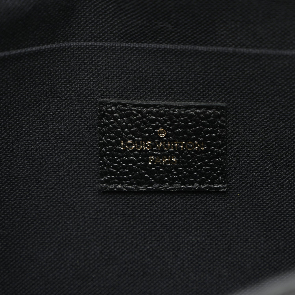 Empreinte Pochette Felicie Chain Wallet Black