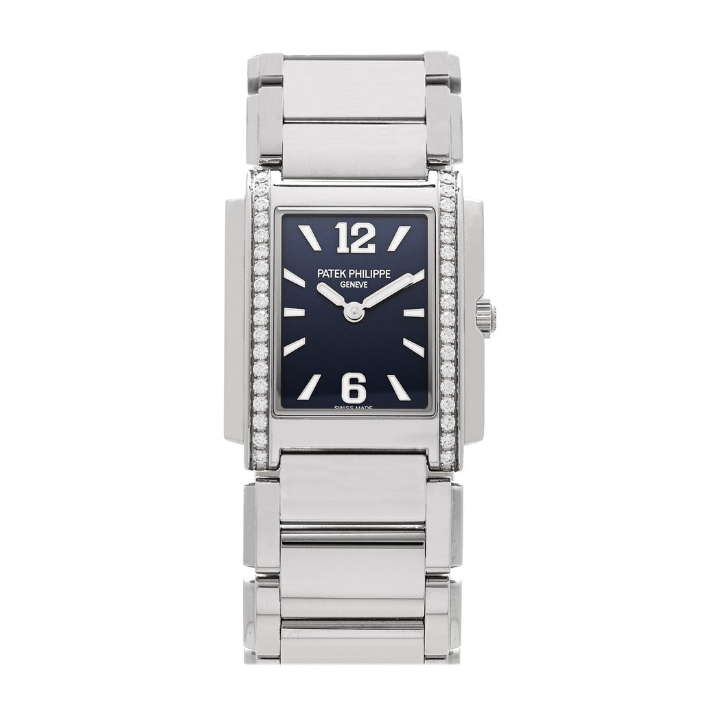 Stainless Steel Diamond 25mm Twenty-4 Quartz Watch Blue 4910/1200A-001