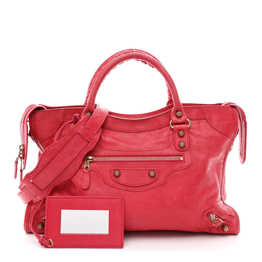 Agneau Giant 12 Rose Gold Hardware City Rose Thulian