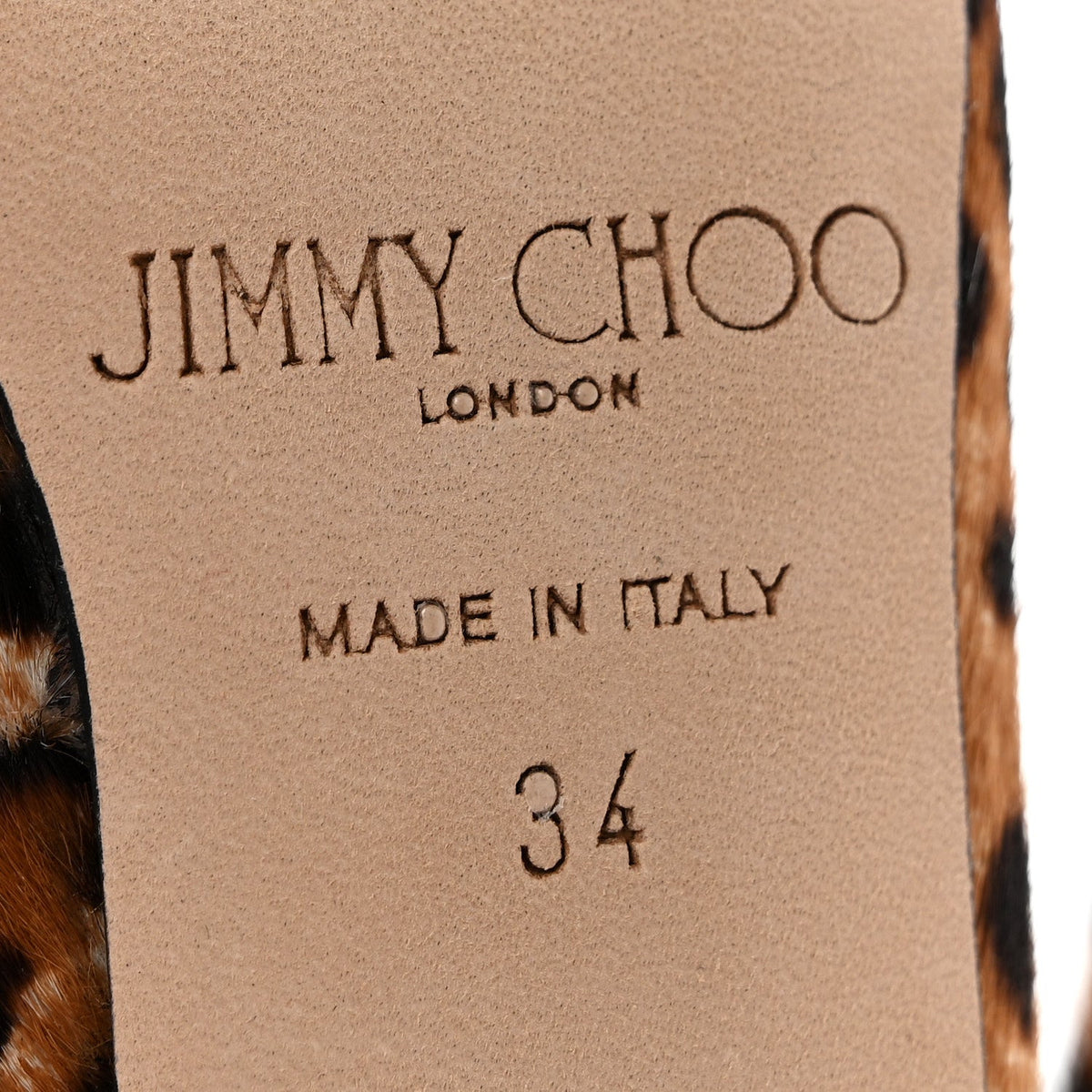 Pony Hair Leopard Helena Pumps 34 Natural