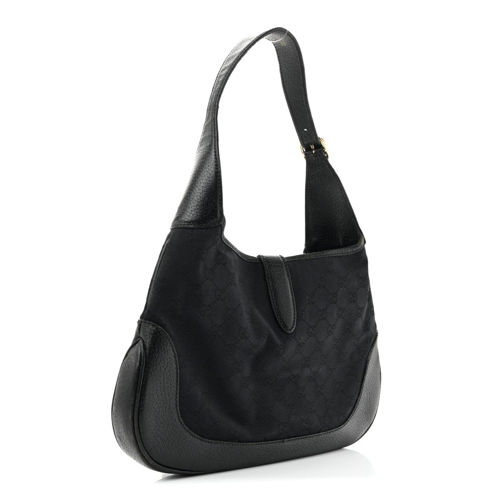 Monogram Small Jackie O Hobo Black