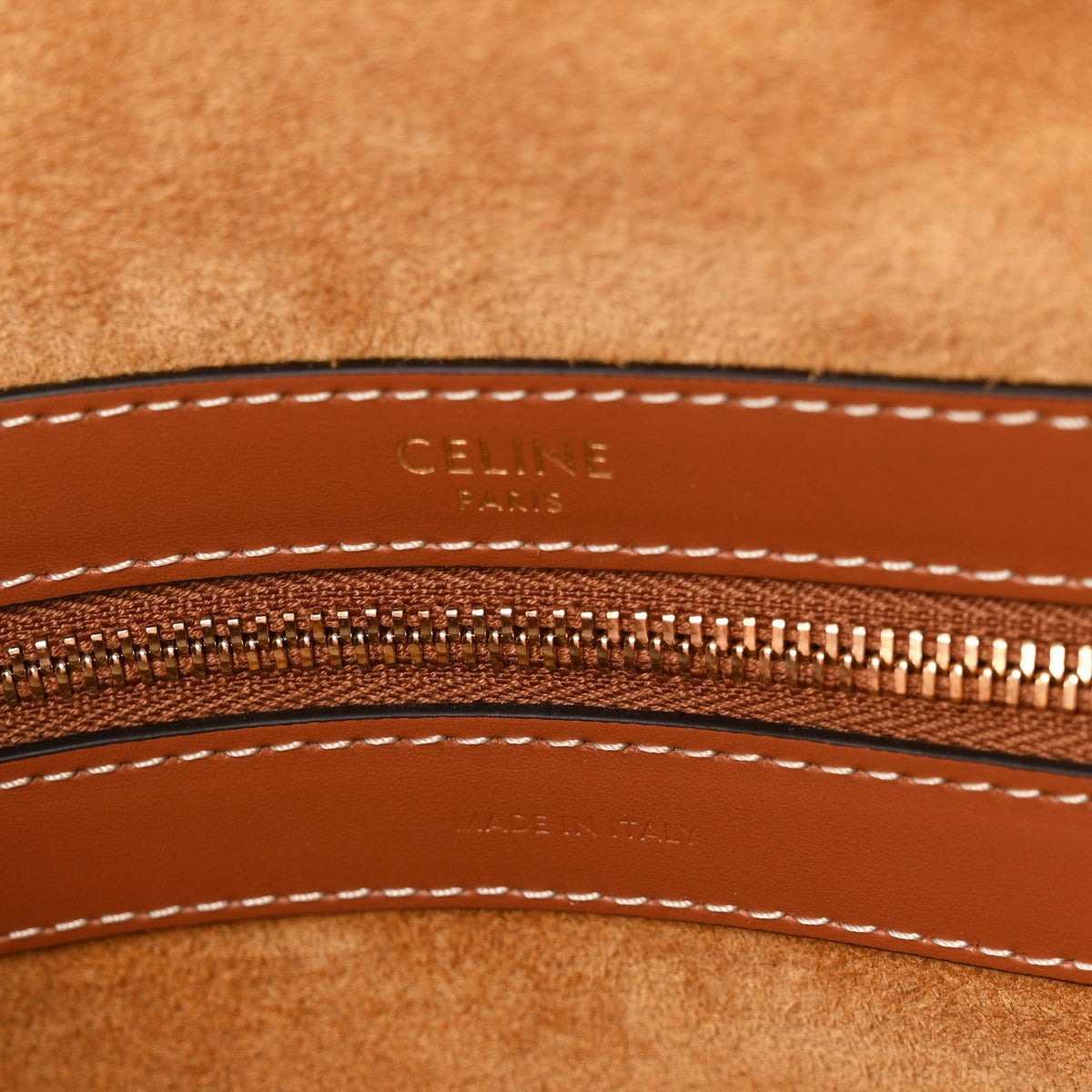 Waxed Suede Calfskin Large Boston Bag Tobacco