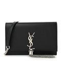 Grain De Poudre Classic Monogram Kate Tassel Chain Wallet Black