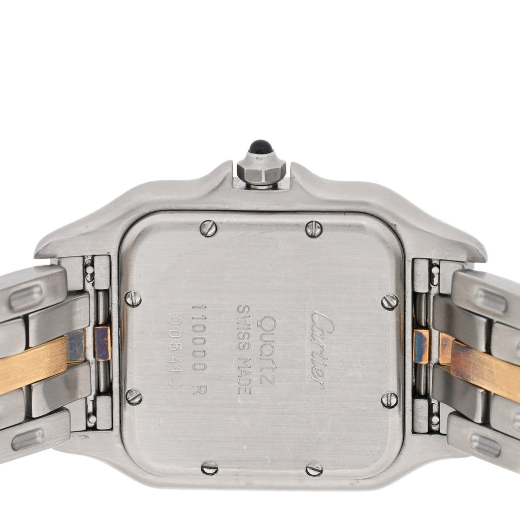 Stainless Steel 18K Yellow Gold 27mm Panthere Quartz Watch