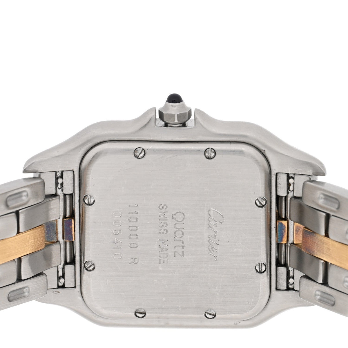 Stainless Steel 18K Yellow Gold 27mm Panthere Quartz Watch