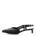 Calfskin Allure D'Orsay Slingback Pump 37.5 Black