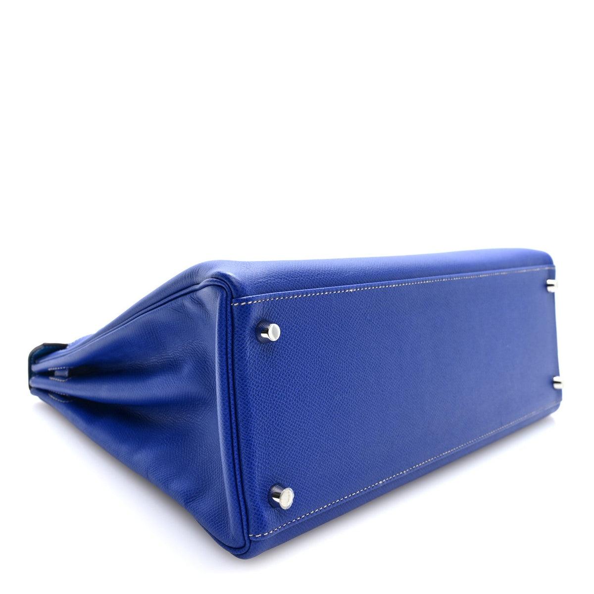 Epsom Kelly Sellier 35 Bleu Electrique