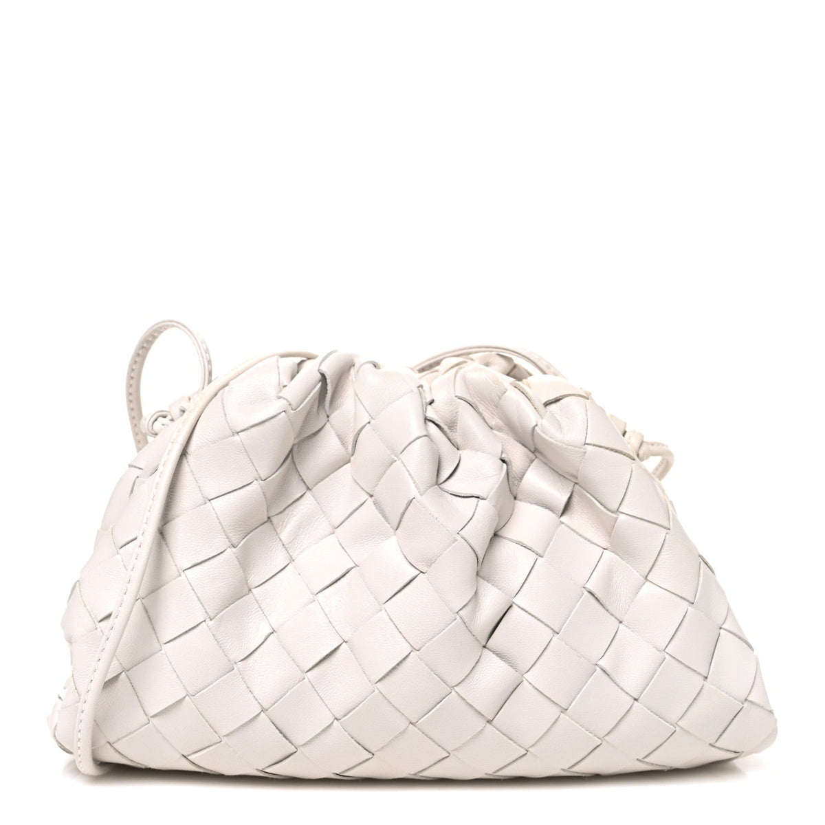 Nappa Intrecciato The Mini Pouch Chalk