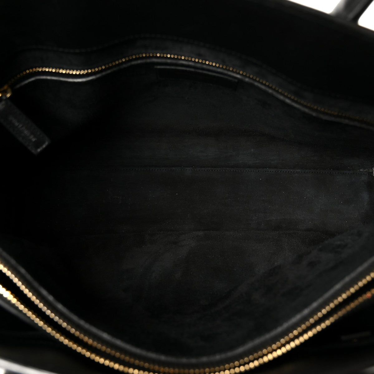 Calfskin Large Sac De Jour Carryall Black